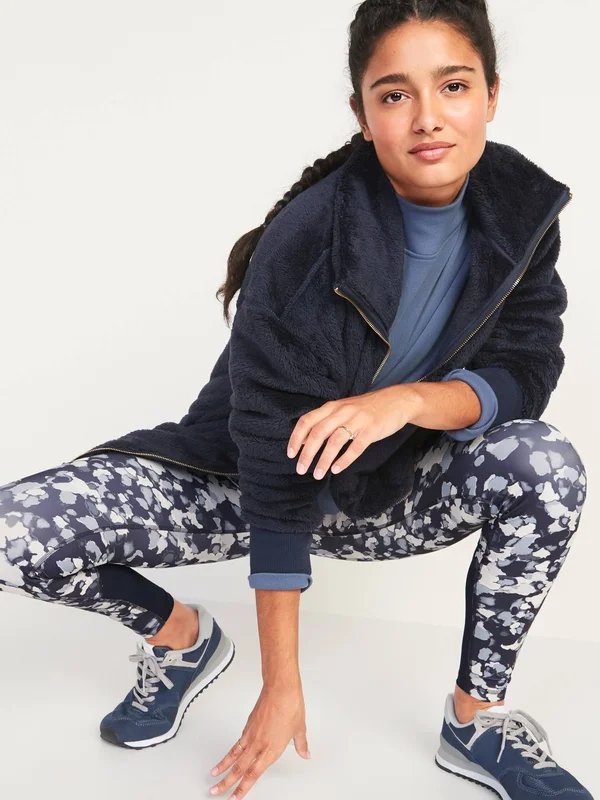 Old Navy Women's High-Waisted Elevate Powersoft Run Leggings - Ink Spot - Size XXL
