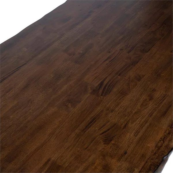 Furniture of America Terra Rustic Dining Table in Walnut
