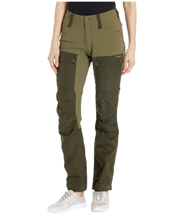 Fjallraven Women's Keb Trousers Deep Forest - Laurel Green 34