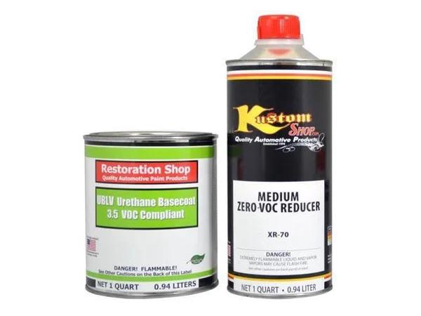 Cobalt Blue Firemist Quart Kit Low VOC Urethane Basecoat Car Auto Body Paint Kit