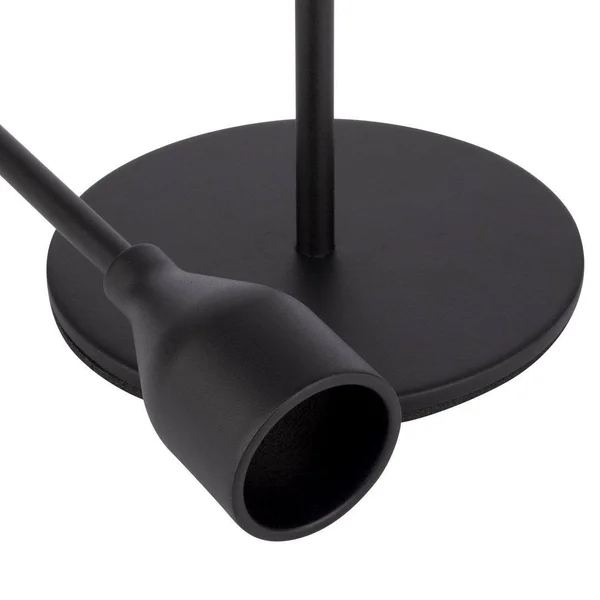 Koyal Wholesale Black Candlestick Taper Candle Holders, Tall Table Wedding Centerpiece, Modern Minimalist Decor, Set of 6