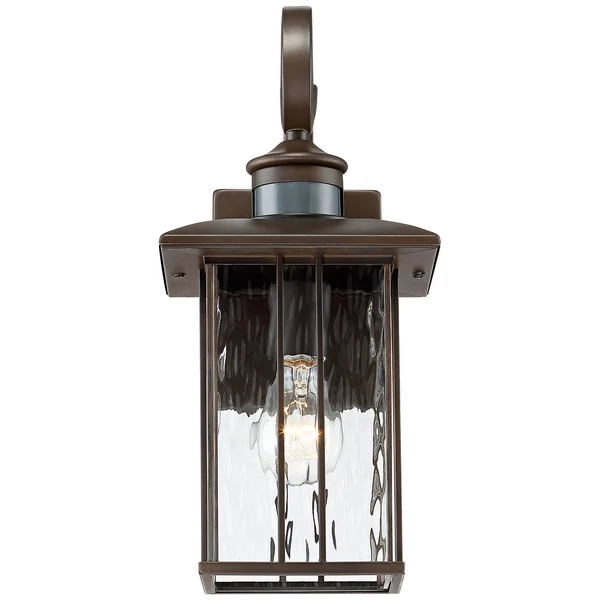 Deaver 15 1/4x22 High Bronze Motion Sensor Outdoor Wall Light