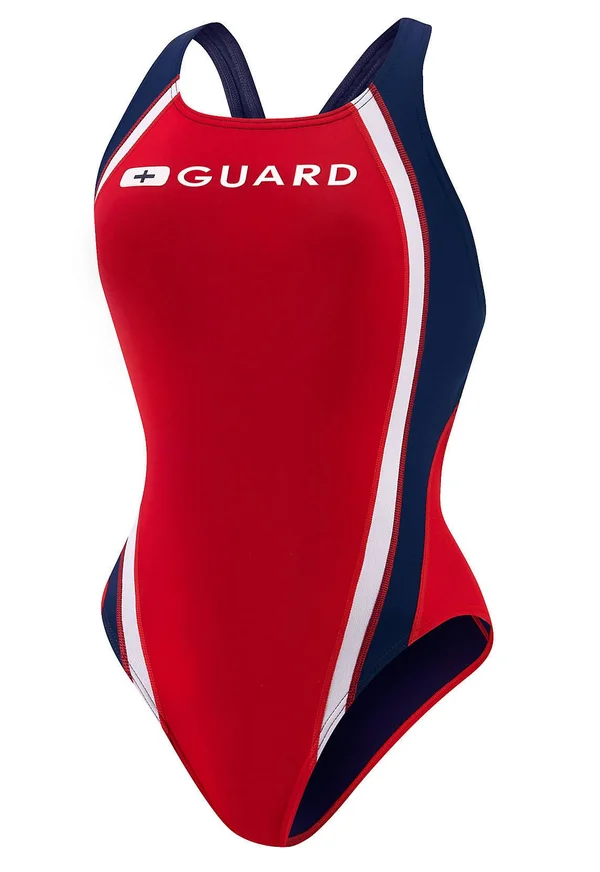 Speedo Guard Quark Splice Pulse BACK, Size: 30, Red