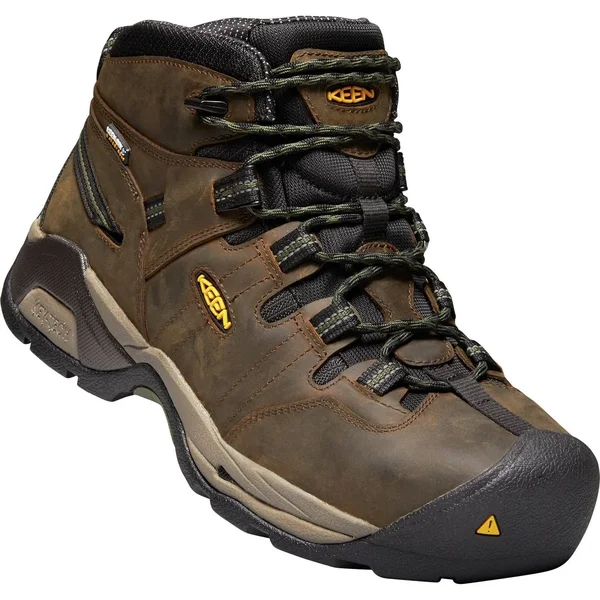 Keen Men's Detroit XT Waterproof Steel Toe Work Boots - Brown