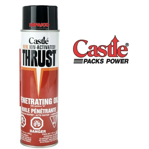 Castle C2005 Thrust Penetrating Oil, 15.75 oz, 12-Pack C2005-12