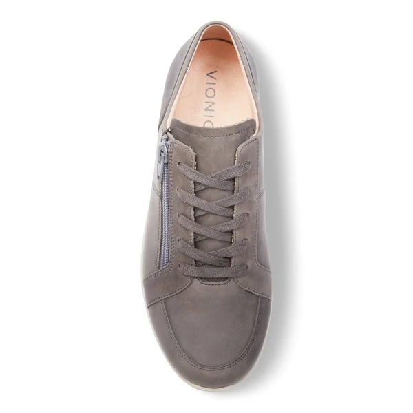 Vionic Abigail Lace Up Slate Nubuck - 8.5, M