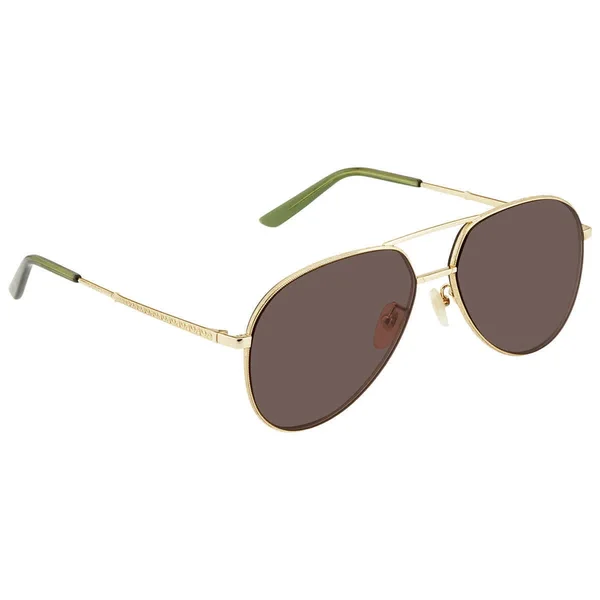 Gucci GG0356S 002 Gold Aviator Sunglasses