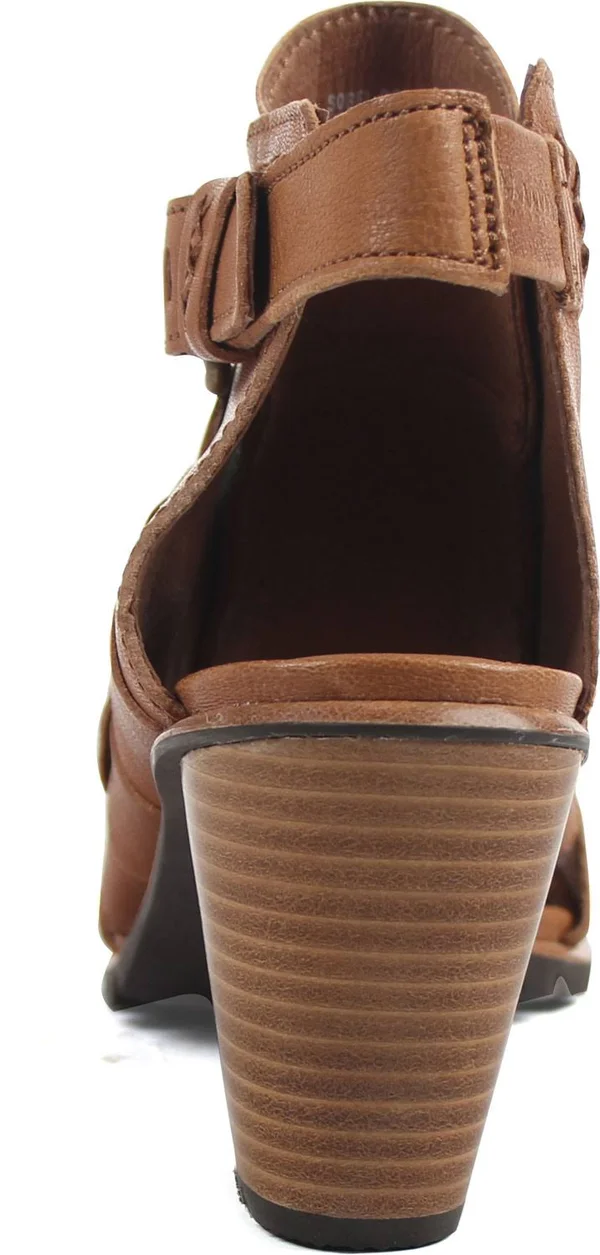 Sorel Women's Nadia Buckle Shoe - 9 - Camel Brown