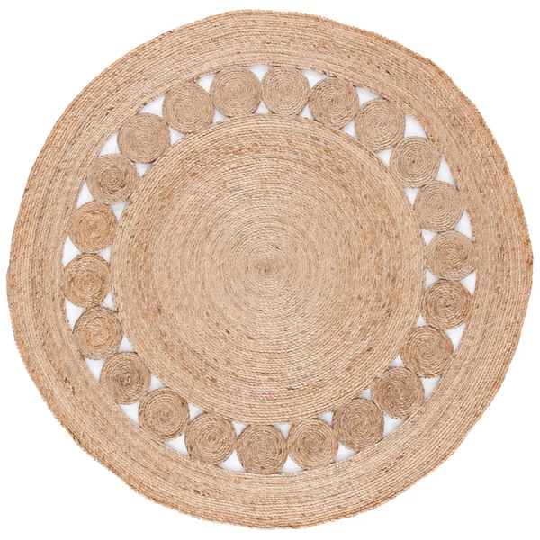 Safavieh Handmade Natural Fiber Estebana Casual Jute Rug - 9& x 9& Round