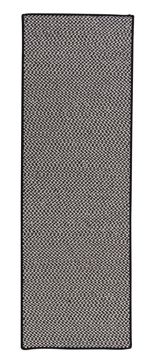 Colonial Mills Herringbone Mudroom Runner Black Lace 2&6x22x15&