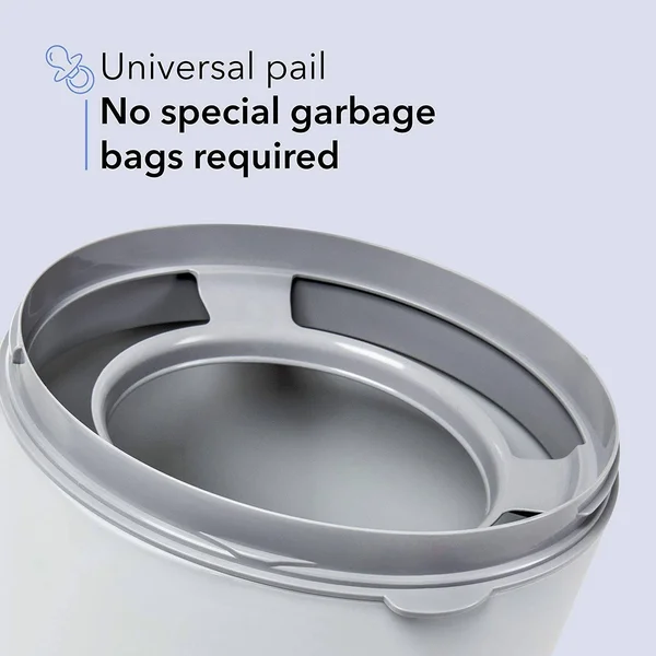 Lil’ Jumbl Odor Locking Diaper Pail, Child-Proof Diaper Trash Can, Modern Sleek Design, Easy to Use & Clean, No Special Bag