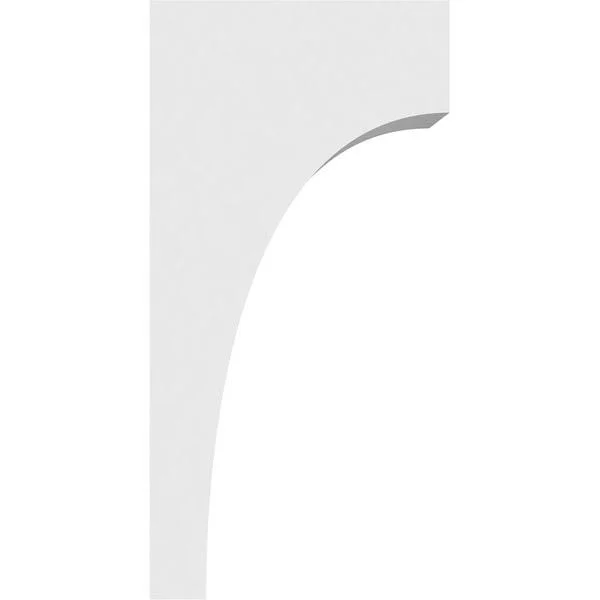 Ekena Millwork CORP07X10X20STO Standard Stockport Architectural Grade PVC Corbel - 20 x 7 x 10 in.