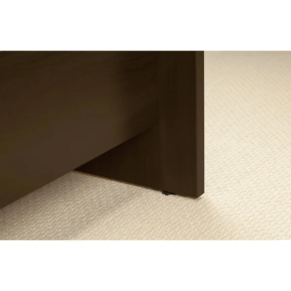 Bush Business Furniture Series C Elite 72w x 36D Bow Front L Shaped Desk with 42W Return - Mocha Cherry