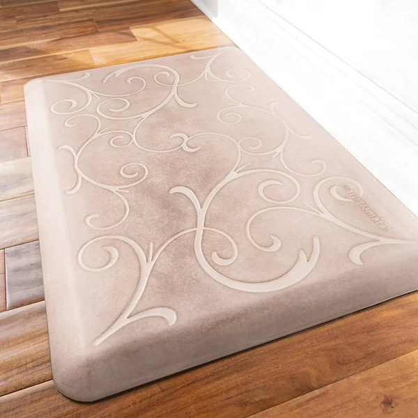 WellnessMats Estates Collection 3& x 2& Anti-Fatigue Mat Bella - Sand Dollar