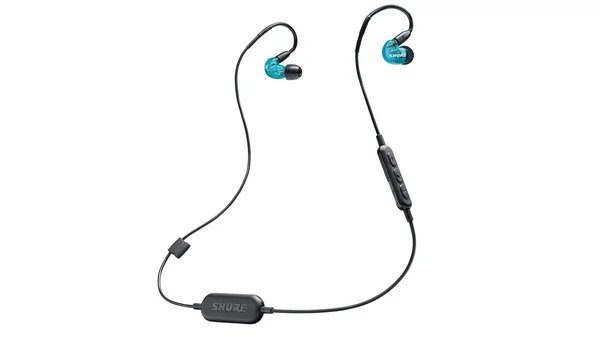 Shure SE215SPE-B-BT1 Sound Isolating Bluetooth Wireless Earphones Blue