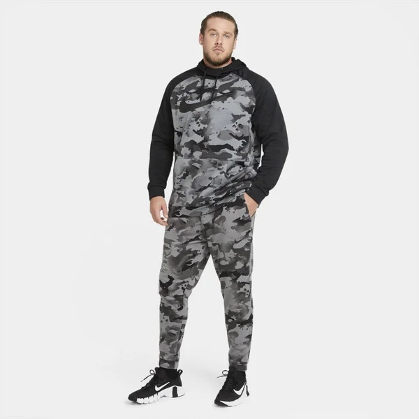Nike Men's Dri-Fit Camo Training Pants, Large, Black