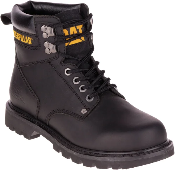 Caterpillar Men's Second Shift Work Boots - Black