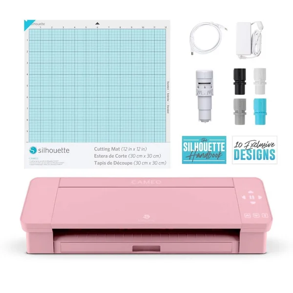 Silhouette Cameo 4 Vinyl Cutting Machine - Pink