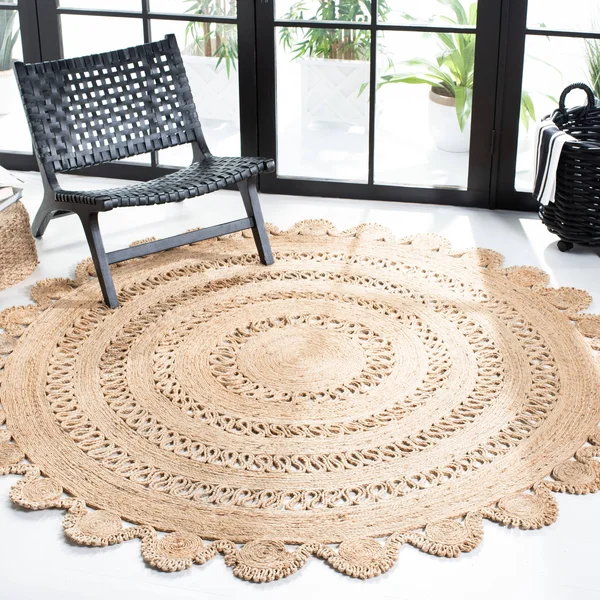 Safavieh Handmade Natural Fiber Kyeung Farmhouse Rug - 7' x 7' Round