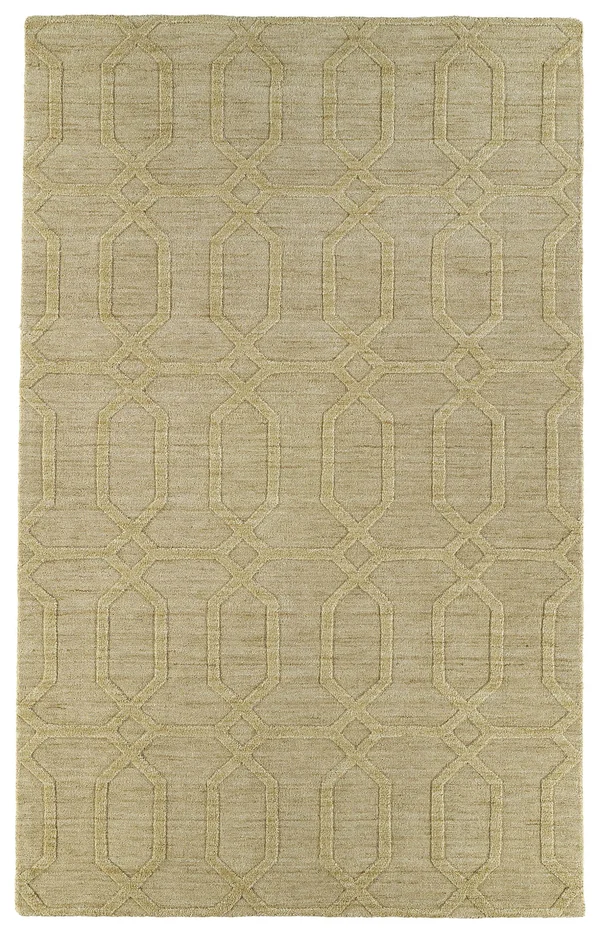 Kaleen Imprints Modern Rug Yellow 5& x 8&