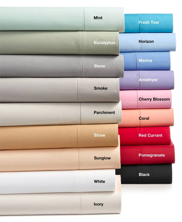 Charter Club Damask 100% Supima Cotton 550 Thread Count 4 pc. Sheet Set, California King, Created for Macy&s - Cherry Blossom (L