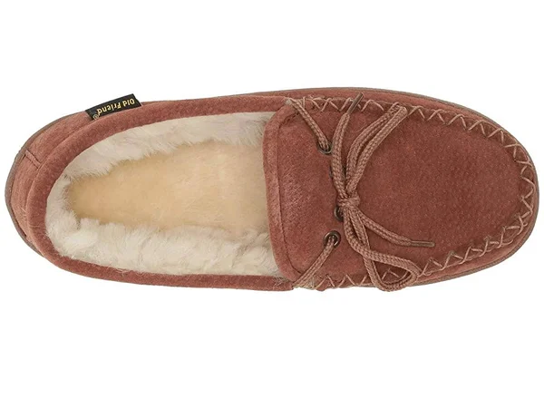 Women's Old Friend Loafer Moc Chestnut II Suede 8 M