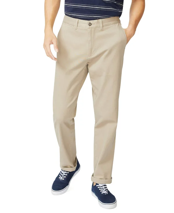 Nautica Men's Classic Fit Performance Deck Pant True Khaki, 42x34