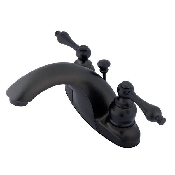 Kingston Brass KB7645AL English Country 4-Inch Centerset Lavatory Faucet, Oil Rubbed Bronze