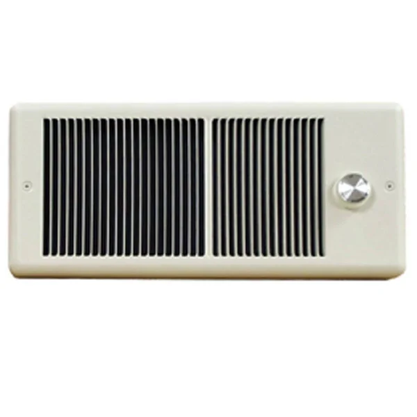 TPI 03279002 2000W 208V Low Profile Fan Forced Wall Heater Single Pole Thermostat White with Box (F4320TRPW)