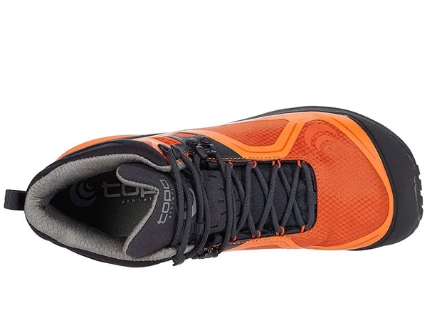 Topo Athletic Men's Trailventure, 11, Orange, Black