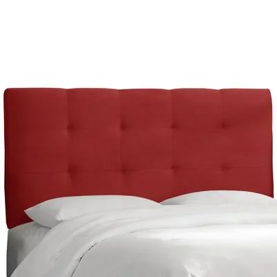 Callis Upholstered Panel Headboard Winston Porter Upholstery: Premier Red - Size: California King