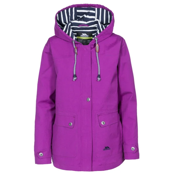 Trespass Womens/Ladies Seawater Waterproof Jacket Purple Orchid Xxs