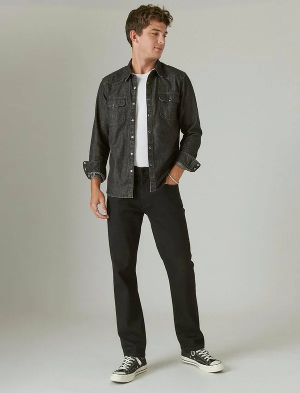 Lucky Brand Men's 223 Straight Jean - Black
