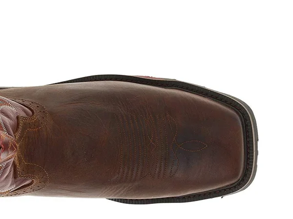 Justin Hybred Red Work Boots - Composition Toe