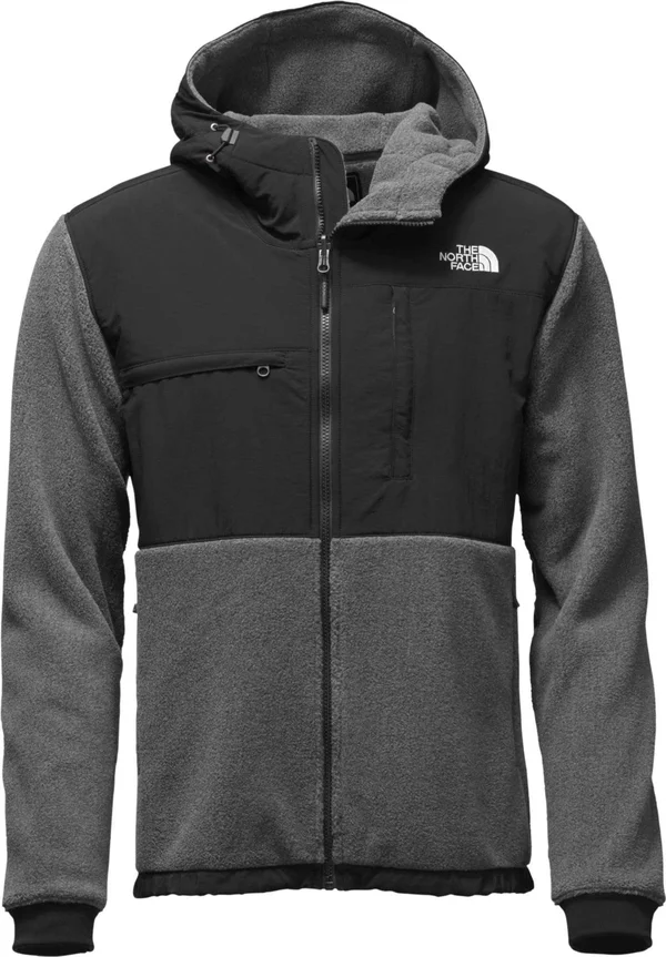 The North Face Men's Denali 2 Hoodie XL - Recycled Charcoal Grey Heather/Black