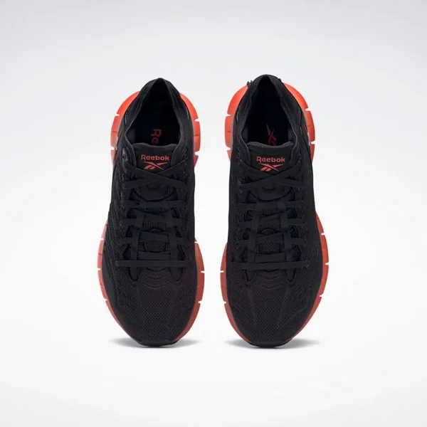 Reebok Zig Kinetica Shoes Mens Sneakers 15 Black, Sunbaked Orange, Vivid Orange