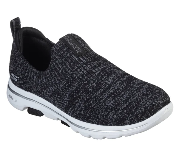 Women's Skechers GOwalk 5 Trendy Slip-On, Size: 5.5, Black