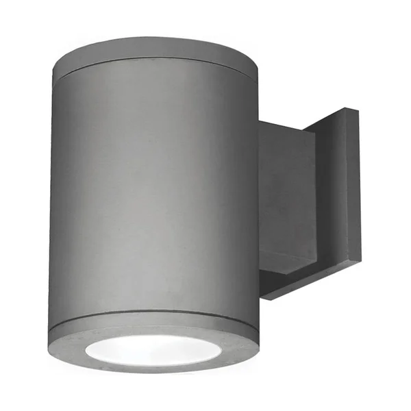WAC Lighting DS-WS05-F40S-GH Tube Architectural LED 7 inch Graphite Outdoor Wall Sconce
