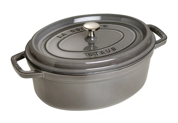Staub Cocotte Oval 27cm Graphite Grey