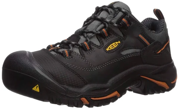 Keen Utility Braddock Low Steel Toe, Men's Black/Bossa Nova