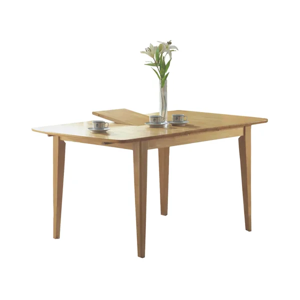 Dining Table - Maple, with A Leaf - Monarch Specialties - I 4267