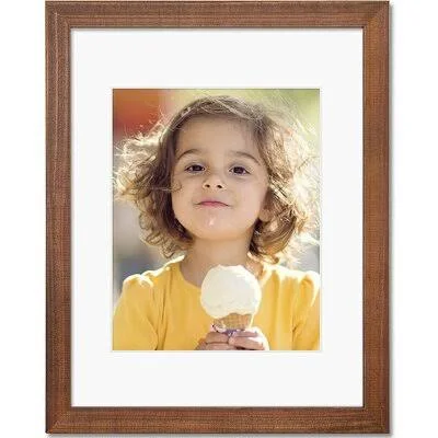4x6 Picture Frame - Photo Frame Made of Solid Wood and High Definition Plexiglass for Wall Display Pictures, White Latitude Run C