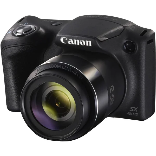 Canon PowerShot Sx420 Is Digital Camera - Card Reader + Wallet - 64GB Memory Card - Video LED - Battery X3 - Grip + More