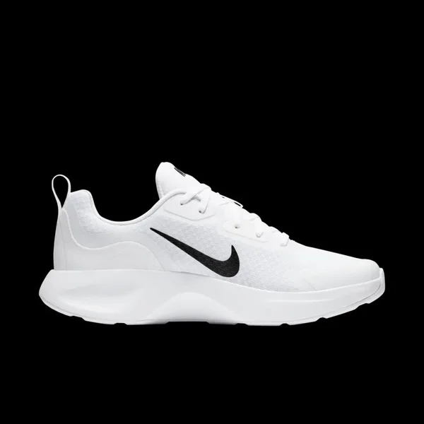 Nike Wearallday White/Black Women's Shoes, Size: 5