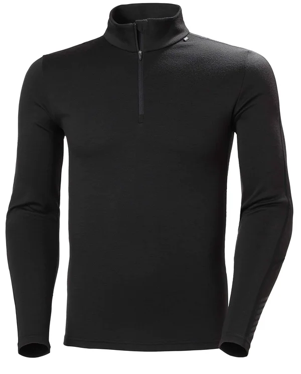 Helly Hansen Lifa Merino Lightweight 1/2 Zip Medium - Black