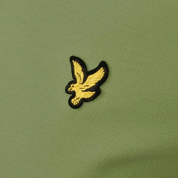 Lyle and Scott Short Sleeved Polo T Shirt Green