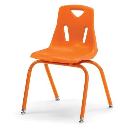 Jonti-Craft Berries Plastic Chair (Set of 6), Orange
