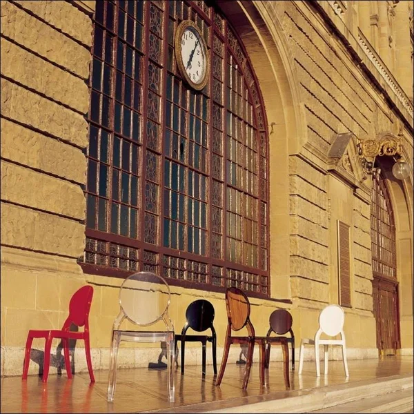 Compamia Elizabeth Polycarbonate Dining Chair Glossy Red