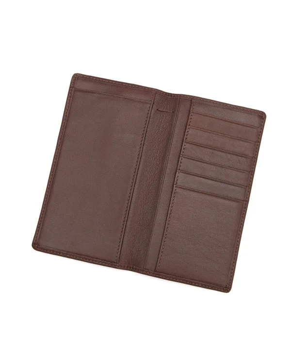 Royce Leather Checkbook & Secretary Black