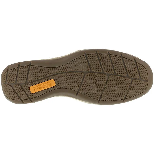 Rockport Works Sailing Club Boat Shoe Steel Toe, Men's Brown